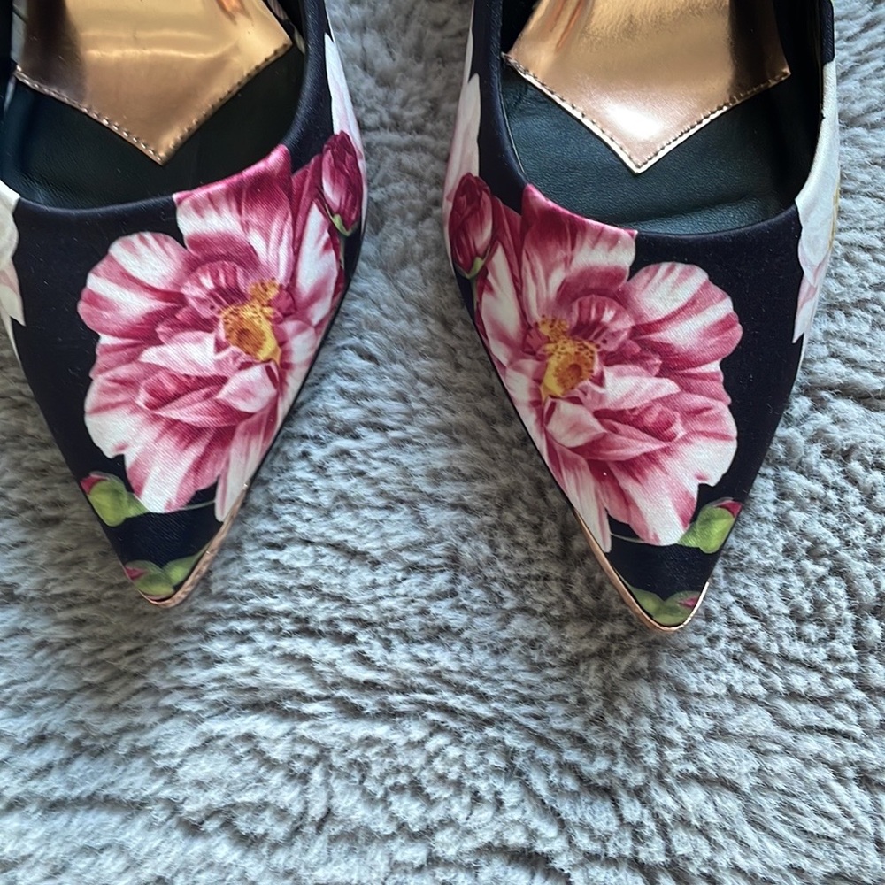 ted baker floral pumps heels - Picture 7 of 14